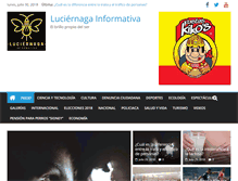 Tablet Screenshot of luciernagainformativa.com